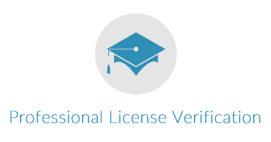 Professional License Verification